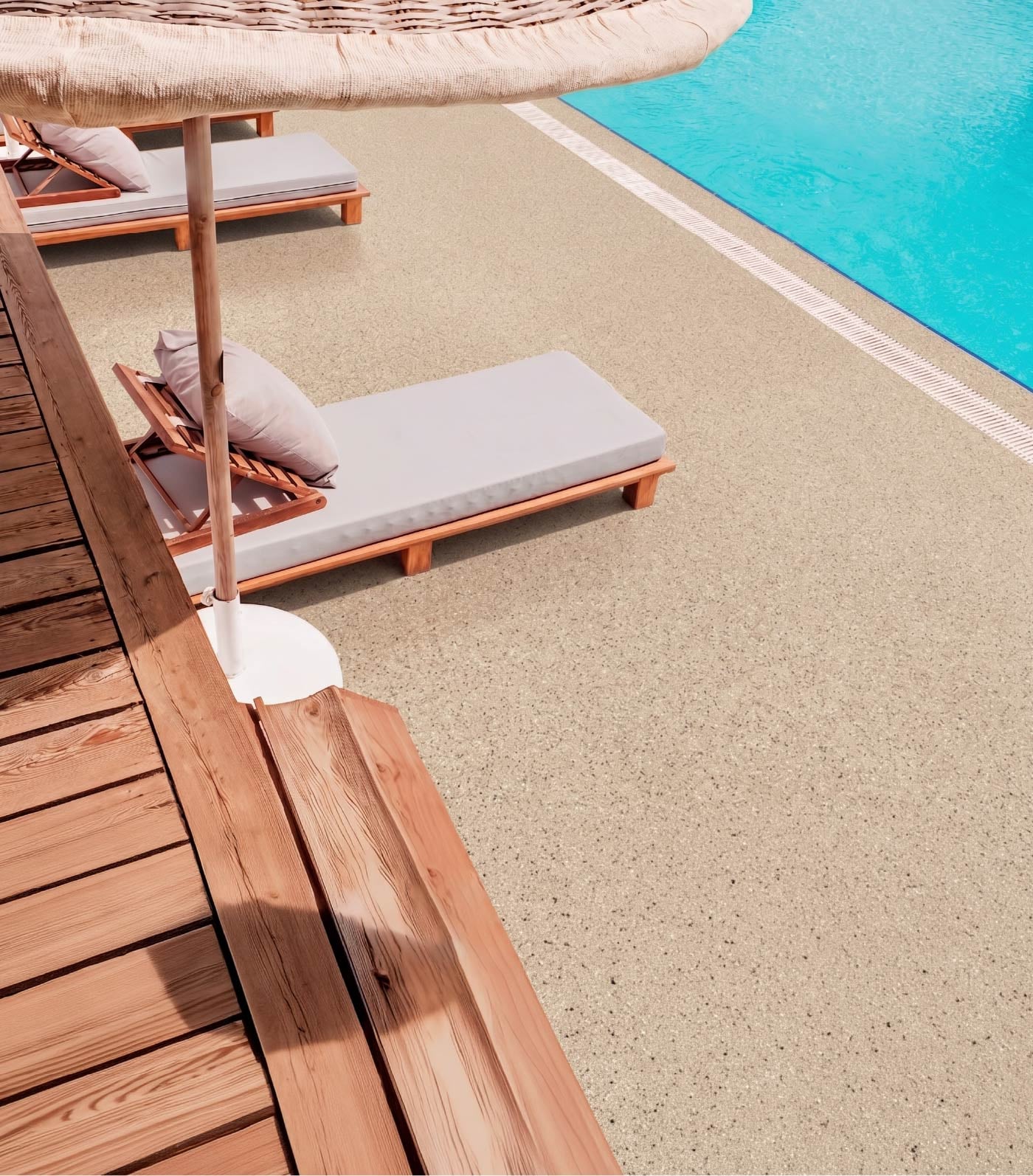 Swimming Pool Decking and Anti-Slip Flooring in Singapore | Honpo