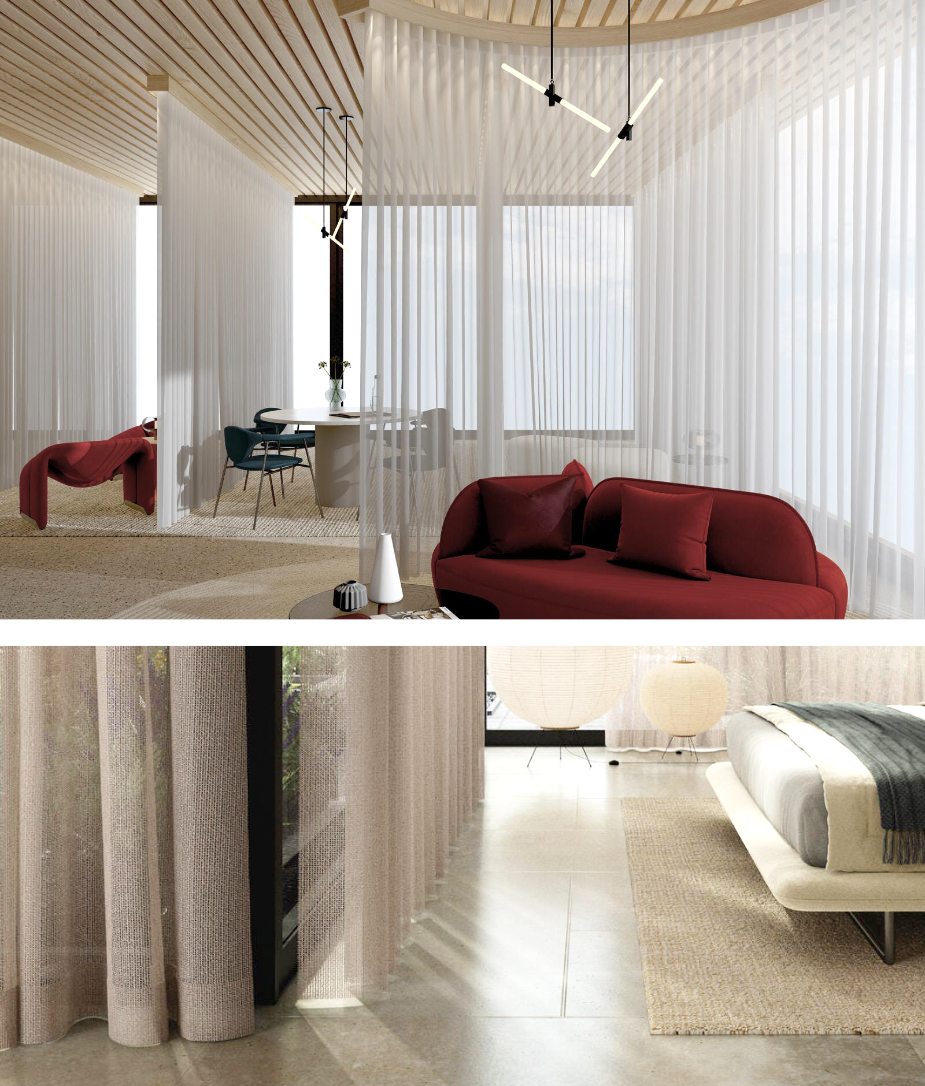 Elegant curtains