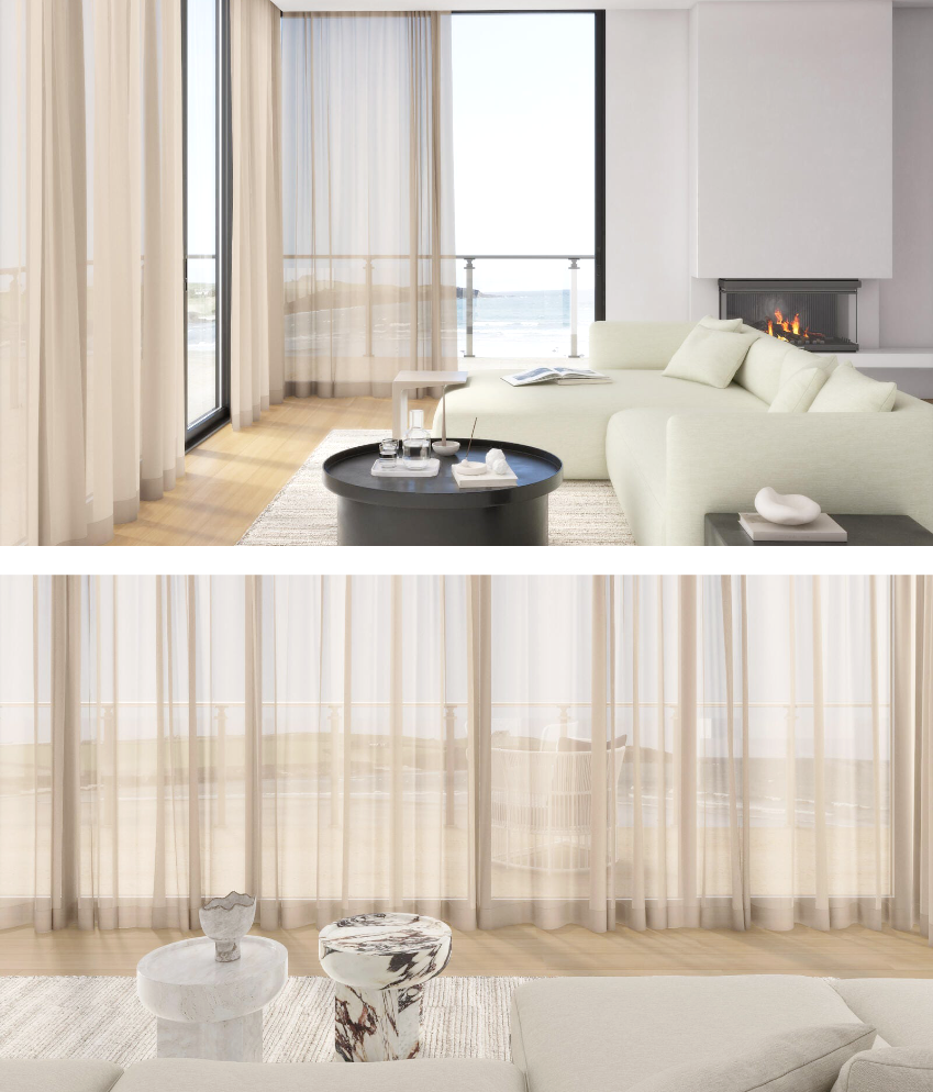 Cotemporary curtain