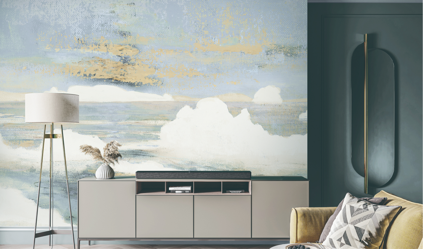 Cloud wallpaper mural