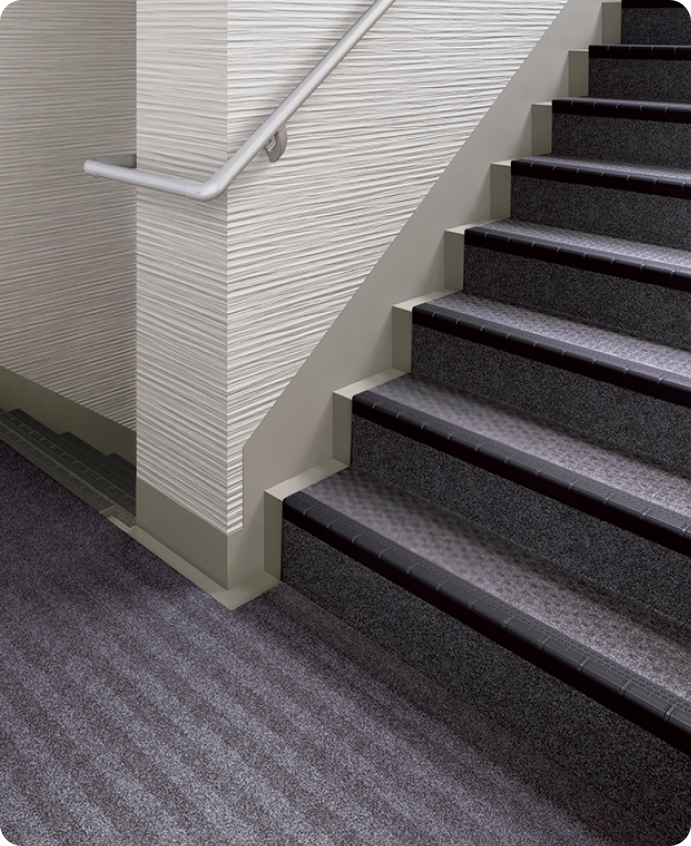 Stair floor makeover