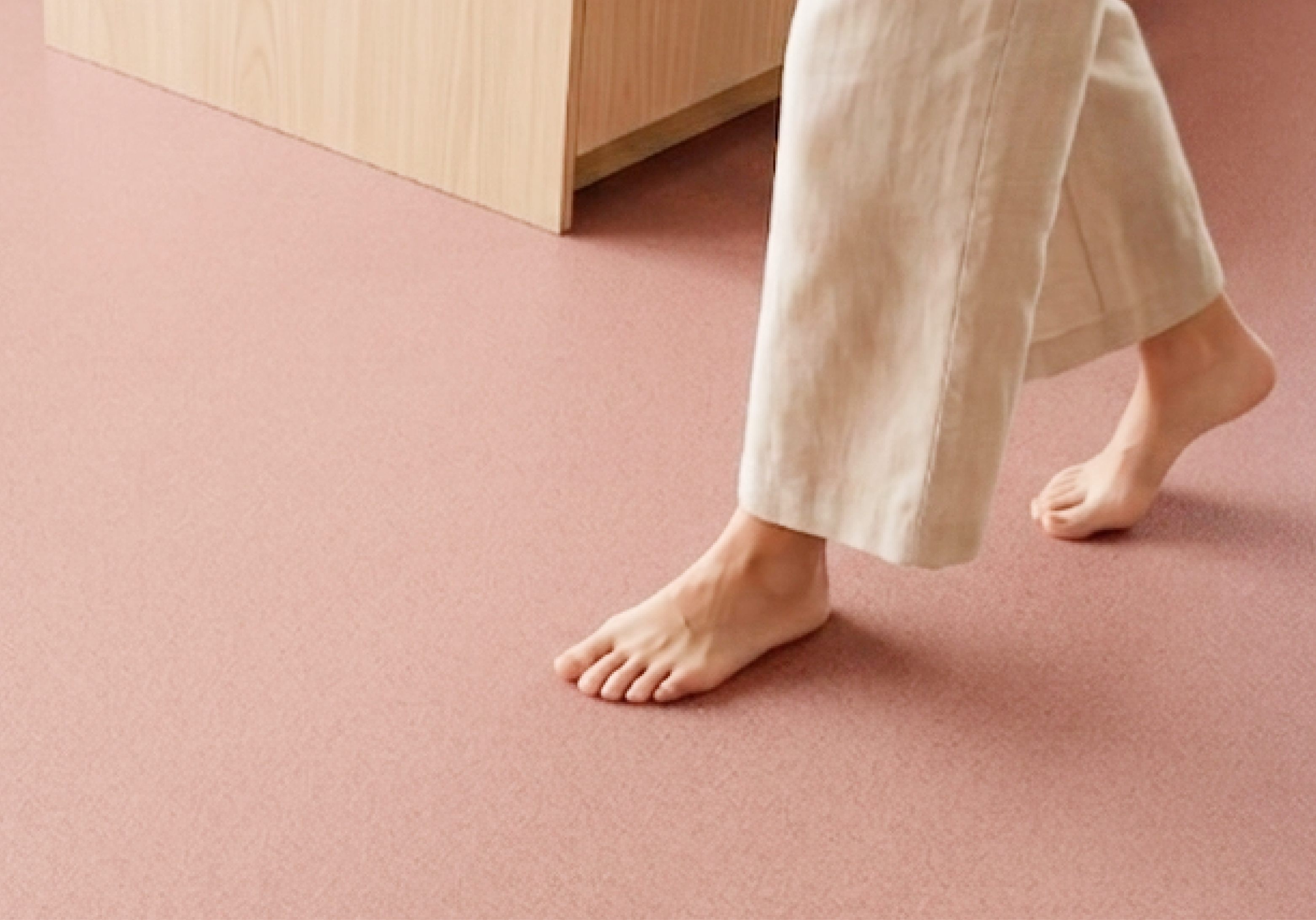 Water resistant floor for kitchen