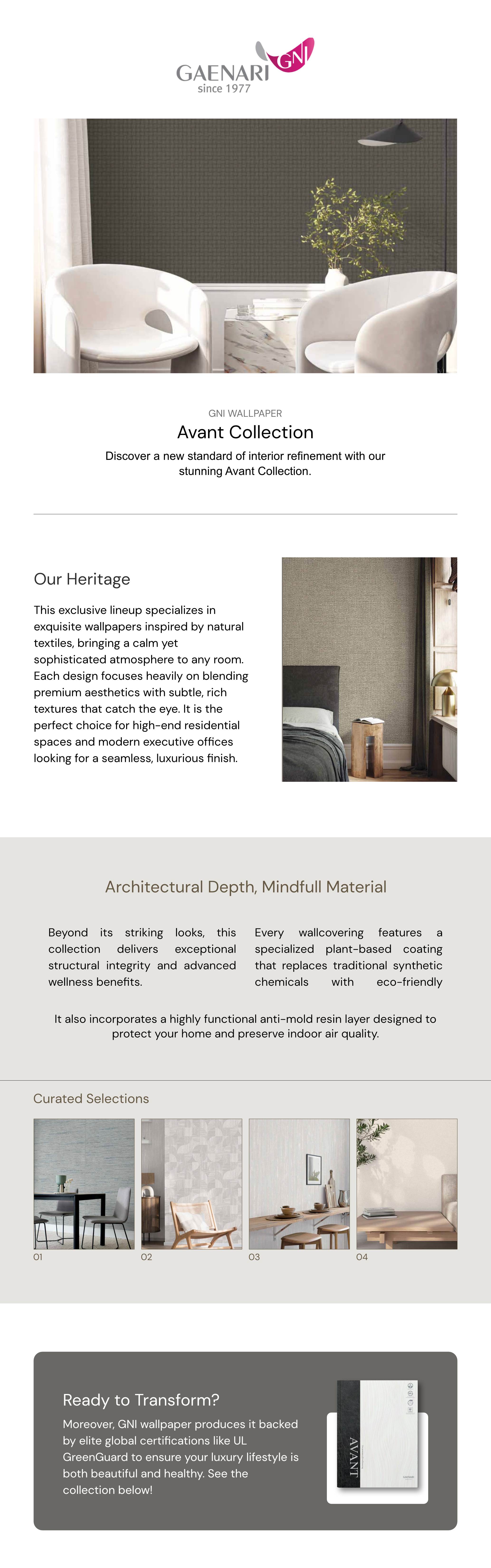 GN Avant Collection by GNI Wallpaper